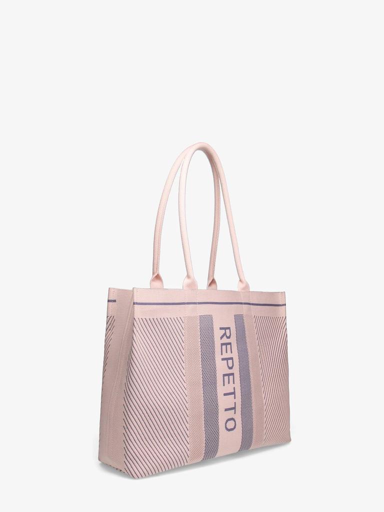 Repetto Damen Strick-Einkaufstasche, 51151242510335, F BlushPetitrat