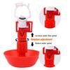 10Pcs Chicken Drinking Cups Automatic Poultry Bird Quail Water Nipple Hanging Cup Red Waterer Poultry Farm Drinker