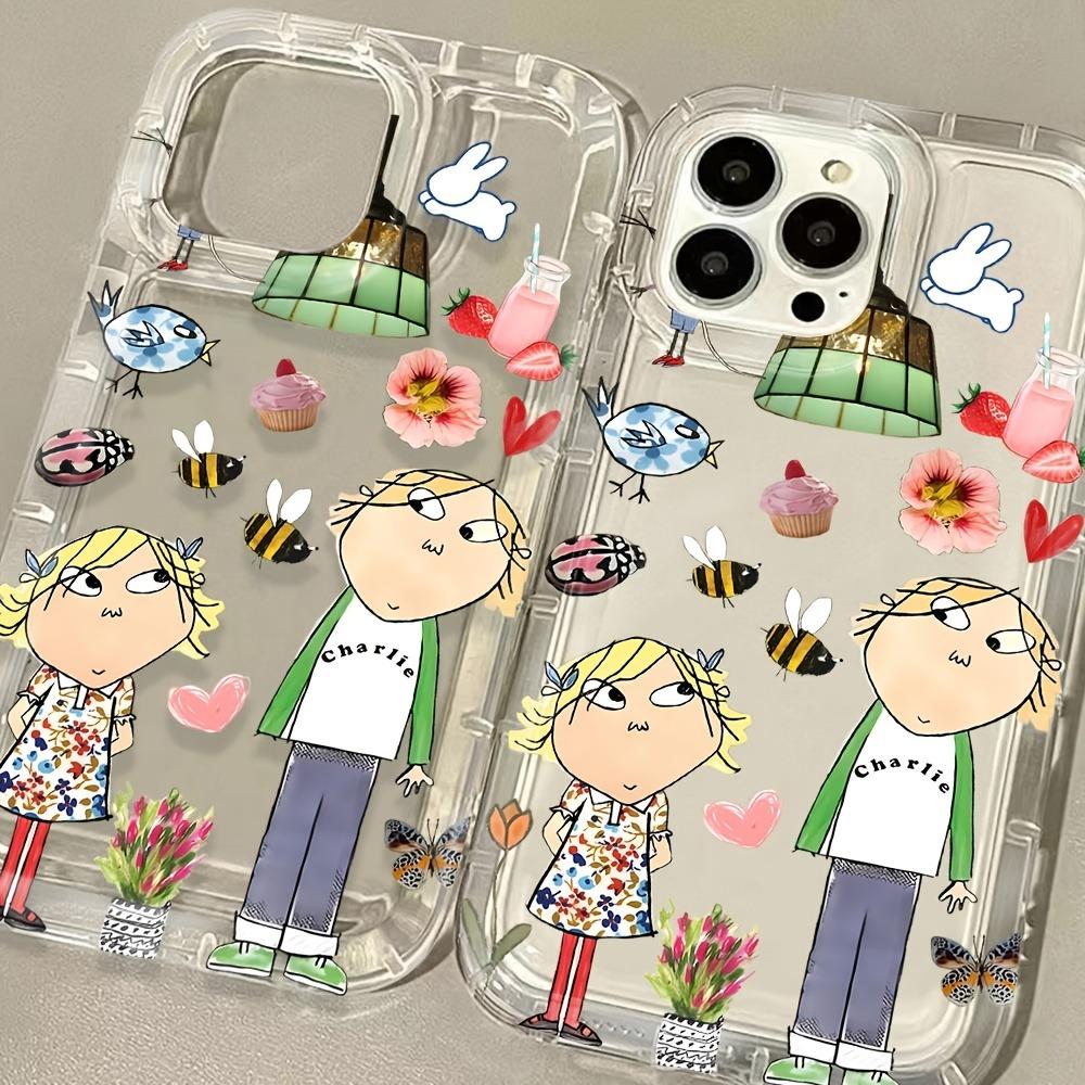 Adorable Charlie And Lola Phone Case For iPhone 17 16 11 15 12 13 14 Pro Max Plus 17E 16E 17Air Anticollision transparent Cover
