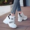 Invisible Platform Inner Height Increasing Women's Shoes 12cm Super High Heels,Korean Version Casual Sneakers,Wedge Women Shoe