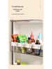 Retractable Fridge Door Organizer: Multi-Use Seasoning Divider & Anti-Tip Shelf