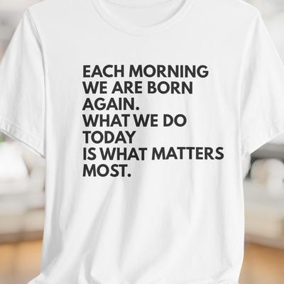 Motivational Quote Tee: Unisex Jersey Short Sleeve, Positive Message