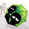 Rick and Morty Automatic Folding Windproof Umbrella with Sturdy Iron Frame, Portable Compact Travel Umbrella All-Season Use Parties022