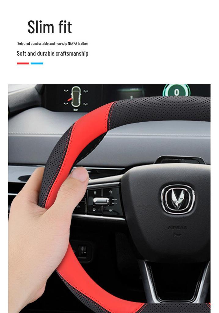 Changan UNIV/UNIK 2nd Gen CS55 Plus Genuine Leather Steering Wheel Cover
