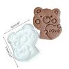 Plastic Cookie Moulds Biscuit Moulds Bear Shape Perfect Gifts for Valentine Day