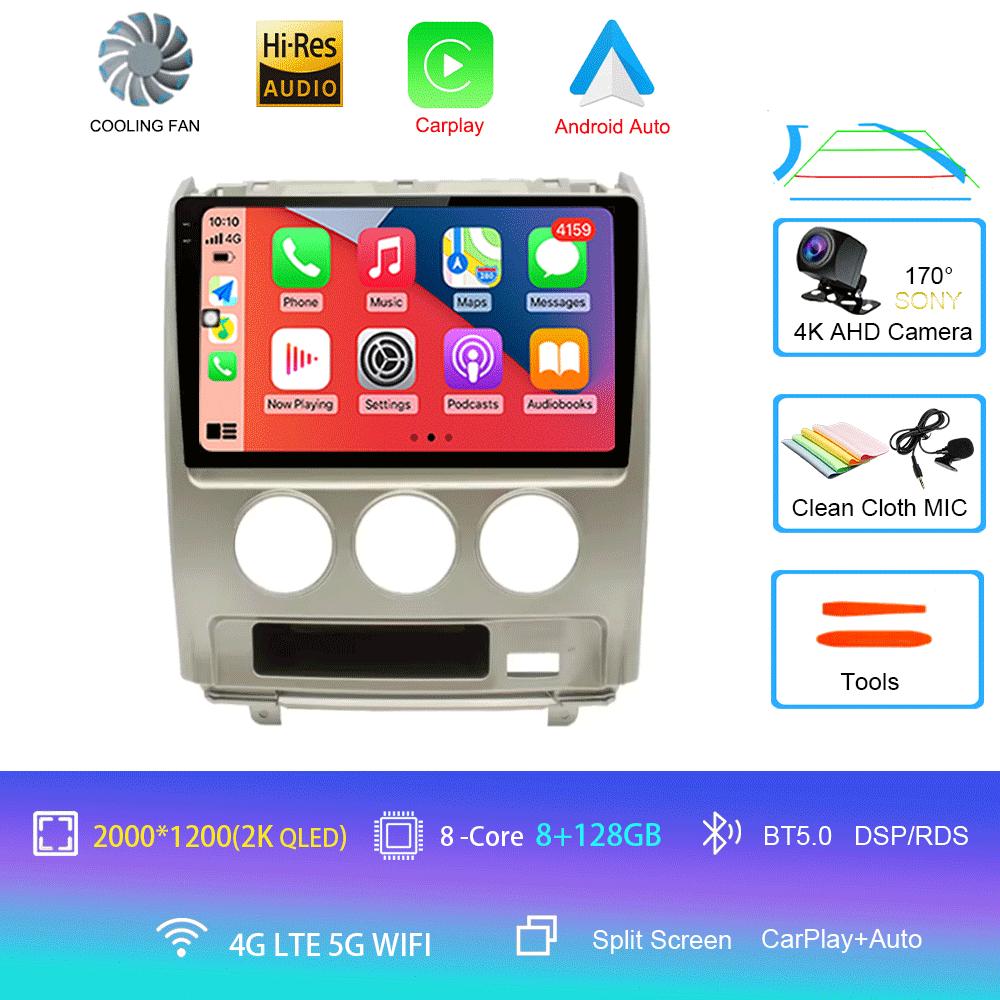 Android 14 For Mitsubishi Delica D5 2007 - 2009 RHD Auto Radio Stereo Head Unit Lettore Multimediale Navigazione GPS No 2din DVD