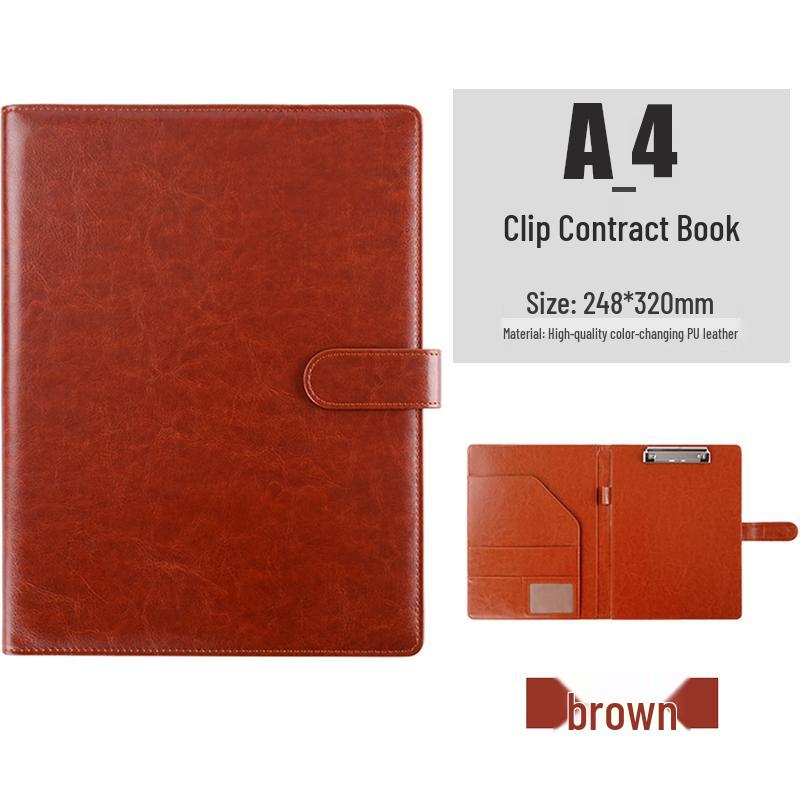A4/A5 Multi-Functional Leather Clipboard & Signing Folder