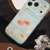 Blue Polka Dot Bubbles Goldfish 3D Case for iPhone 17 Pro Max 16 Pro 15 14 Full Cover Anti Drop Double Layer Protective Phone Cover