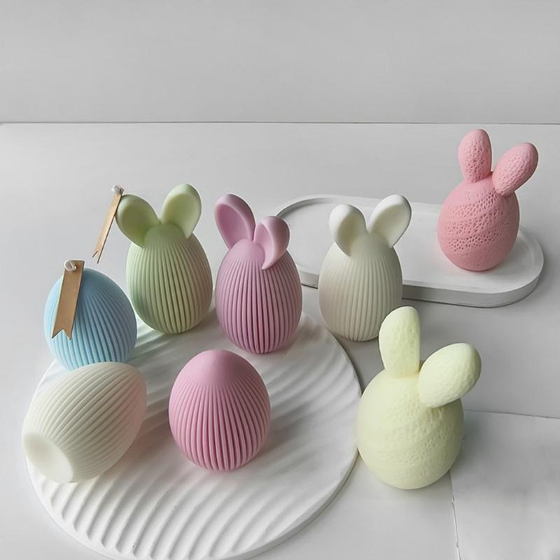 Unique Easter Decorations and Treats Mold Creative Easter Eggs Ornaments Mold Resin Mould for Home Decors Project