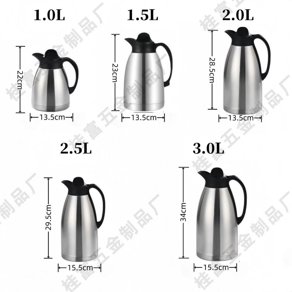 Stainless Steel Vacuum Flask Thermos - Double Layer, Easy-to-Carry Hot Water Bottle