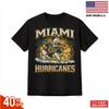 Miami Hurricanes  Shirt, Vintage College Football Tee, Retro Sports Graphic Sale