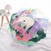 1pc Unicorn Fantasy Garden Folding Umbrella, Durable, Suitable for Outdoor Activities or Rain, Suitable for Commuting Yy251027126
