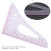 4pcs Multifunction Pattern Ruler Plastic Drafting Tool Durable Curve Ruler  Clothing Design
