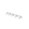 LANBERG CABLE ORGANIZER 5 PLASTIC RINGS 1U TYPE B RACK 19 GREY