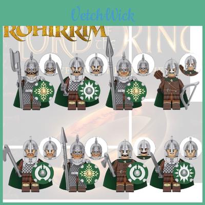 Kt1046 Antique Lo-han Knight Guard Building Blocks Toy Plastic Material