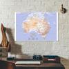 Strumenti per l'Educazione Geografica Serie di Mappe Inglesi Mappa dell'Australia Pittura Decorazione Soggiorno Casa Materiale Scolastico per Bambini