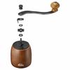 Kalita KH-9 Brown Coffee Mill with Adjustable Coarseness, Hand Grinder, and Durable Cast Iron Cutter. Compact and portable, this hand-operated coffee