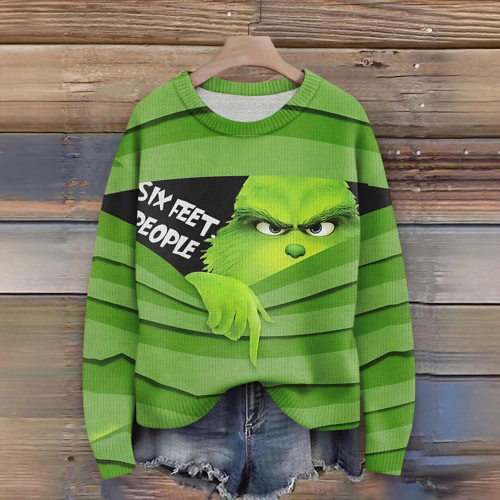 

Пуловеры с длинным рукавом для женщин, с круглым вырезом, повседневные, милые, с принтом, вязаные, оверсайз XXL