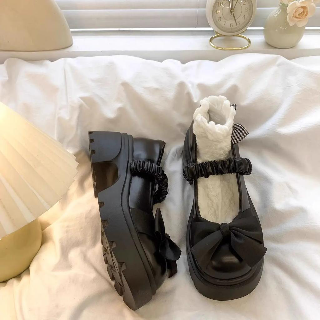 Fashion Office Women's Shoes Black Platform Loafers Lastest High Quality On Promotion Slip Fashion Wholesale Spring 39 Sale Ladies Pumps