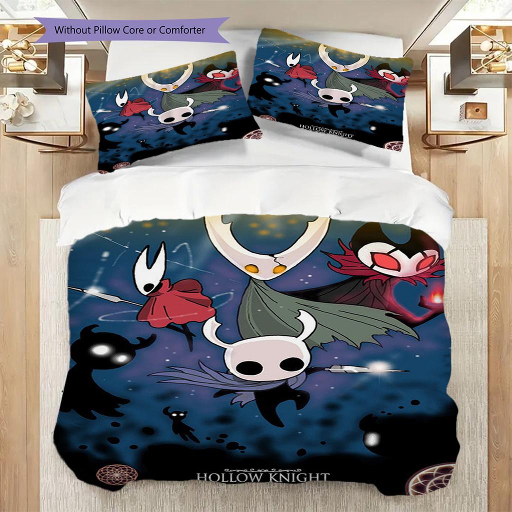 Hollow Knight Journey Through Underworld Bedding 1 Duvet Cover 2 Pillowcase Without Core Bedding Set Duvet Cover And Pillowcase