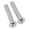 2PCS Car Chrome Door Lock Knobs IN6728Z Anti Scratch Personalized Auto Inner Door Lock Knob Pull Pins for Vehicle