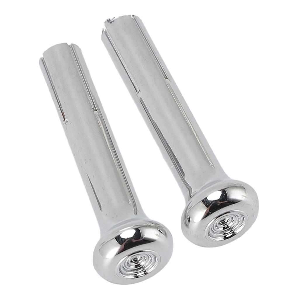 2PCS Car Chrome Door Lock Knobs IN6728Z Anti Scratch Personalized Auto Inner Door Lock Knob Pull Pins for Vehicle
