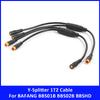 3Pin Waterproof Signal Sensor Y-Splitter 1T2 Cable Connector for BAFANG BBS01B BBS02B BBSHD Electric Scoote Bicycle Cord
