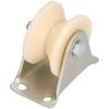 50mm VType Groove Wheel Heavy Duty Rigid Caster with 2.5mm Bracket for Lifting Equipment
