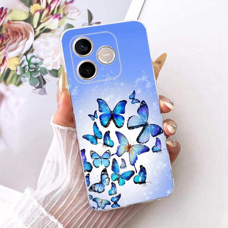 Flower Cartoon Fashion Design Phone Case For Honor 600 Lite Honor 500 Smart Honor600 Funda Soft Silicone Shockproof Back Cover