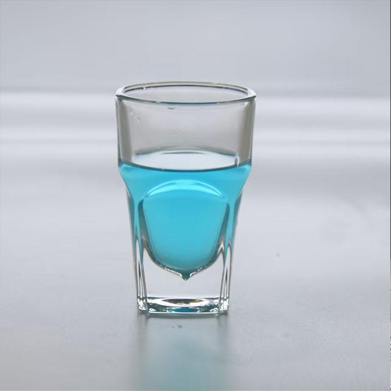 120ml Shot Glass Thickened Small Wine Glass Transparent Whiskey Glass Bar Creative Spirits Cup Exquisite Vodka Glass for Party