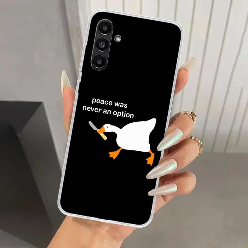 

Cartoon Cute Goose Game Phone Case for Samsung Galaxy A16 A26 A36 A56 A15 A25 A35 A55 A14 A24 A34 A54 A13 A23 A33 A53 A05S A04S Samsung A03