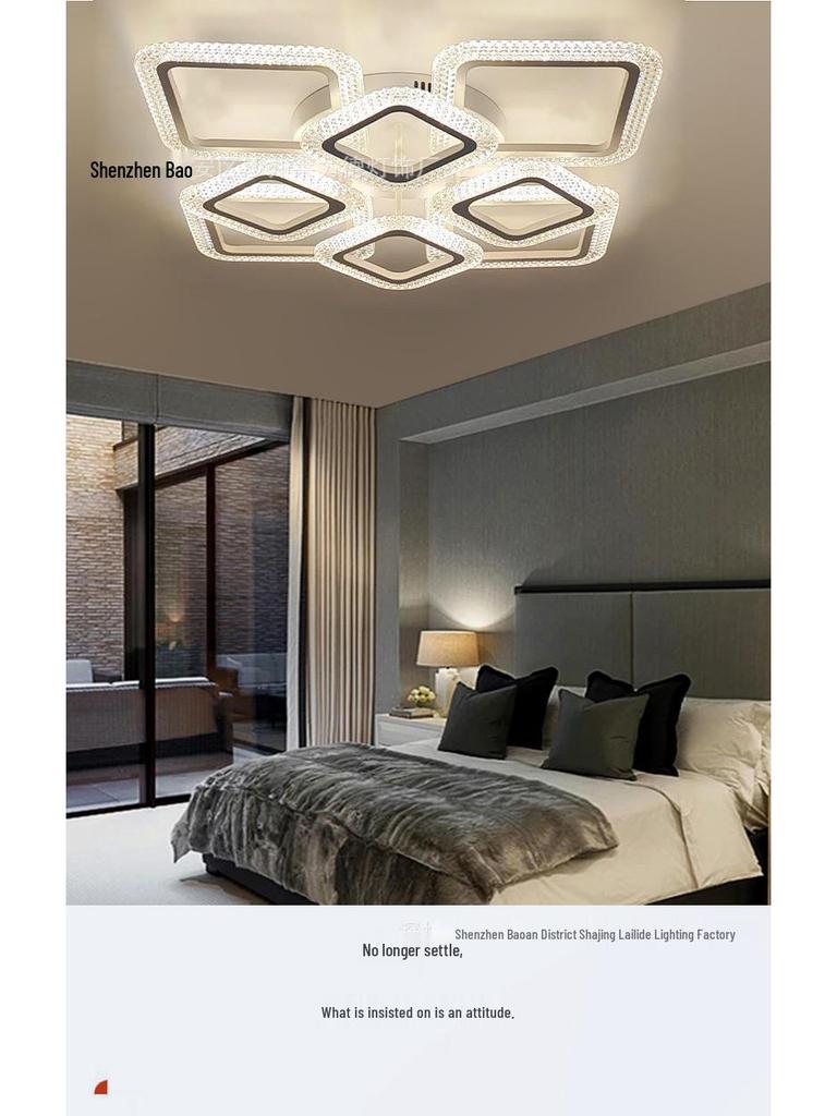 Modern Minimalist Acrylic LED Ceiling Light for Living Room