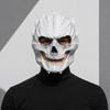 Masque Crâne Horreur Masque Mousse Halloween, Visage Complet Effrayant Respirant Mascarade pour Adulte, Accessoires Fête Costume Cosplay Sinistre