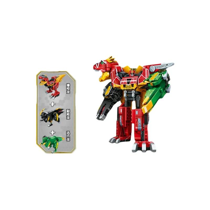 Keeppley Super Sentai Building Blocks 3 IN 1 Zyuden Sentai Kyoryuger Desktop Decoration Puzzle Assembling Model Toy Gift for Boy