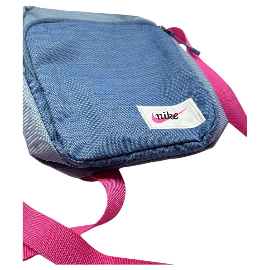 Bolso de Hombro Poliéster Nike Heritage Nuevo, Bolso Bandolera Trompetas para Mujer Azul BA5809-420