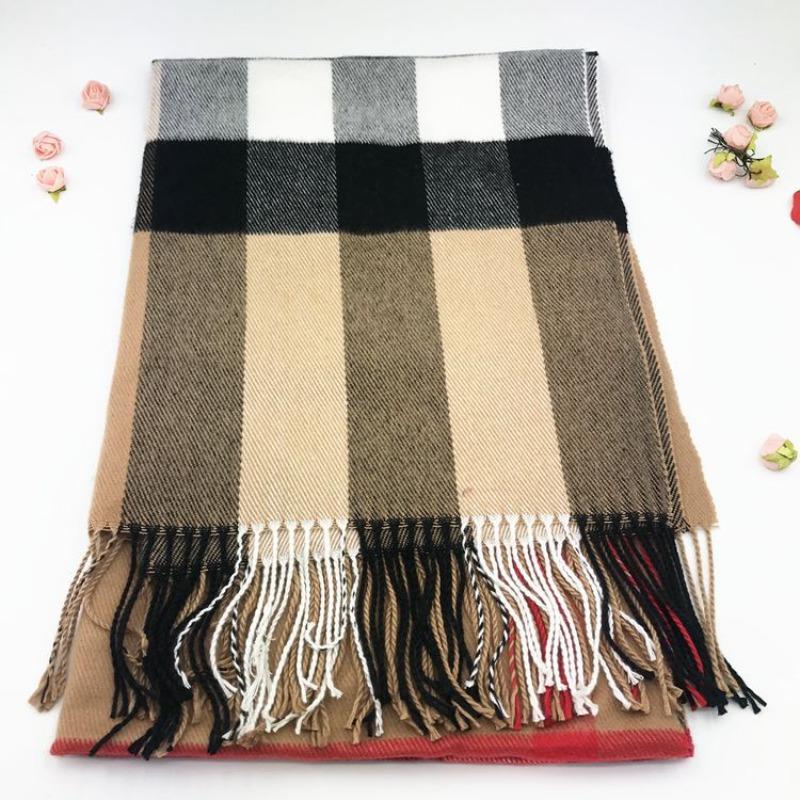 New autumn and winter wind classic babag color yang sticky cashmere scarf shawl couple scarf women