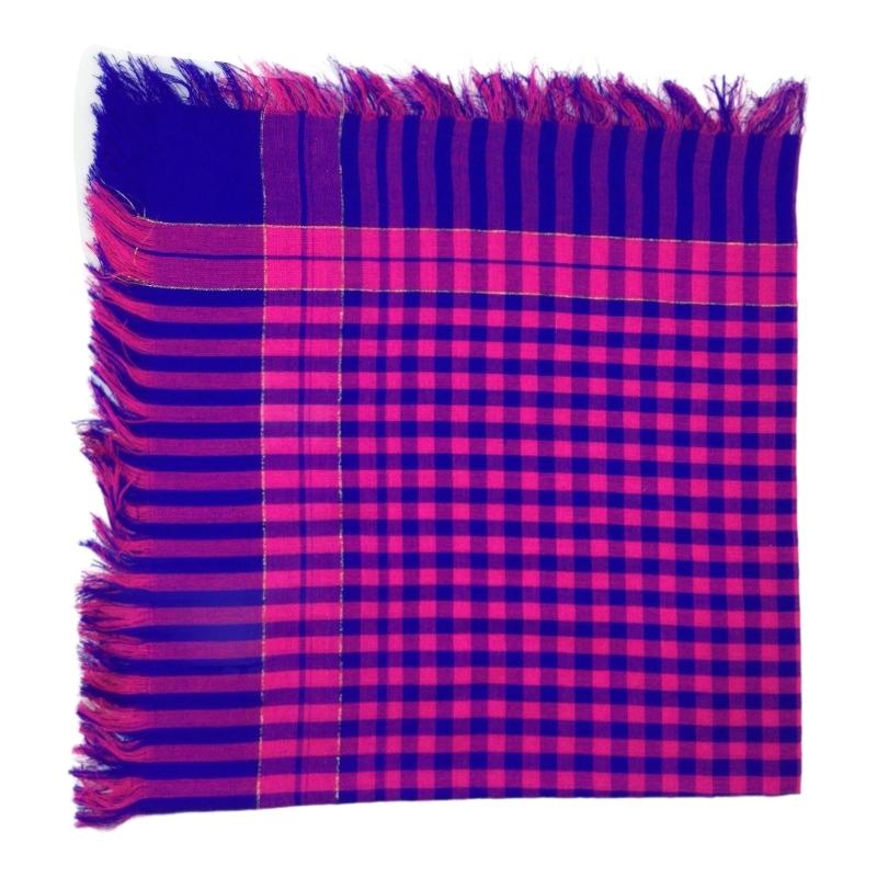 33 Plaids Pattern Bandana Head Scarf for Women Men Square Turban Head Scarf Punk Head Wrap Headwear