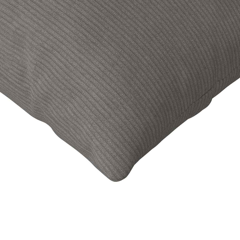 Sofa Cushions 2 Pieces Light Gray 145 X 40 Cm Corduroy
