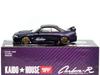 MINI GT 164 Scale KAIDO HOUSE - NISSAN SKYLINE GT-R (R33) ACTIVE CARBON R V2 - PURPLE CARBON KHMG163