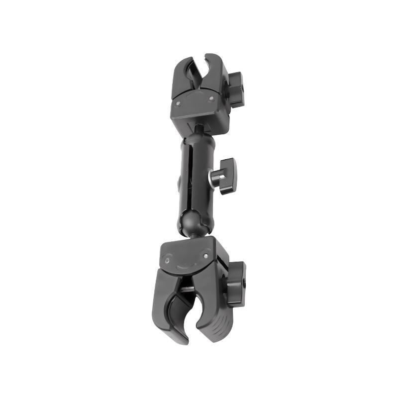 

Adjustable Double Head Crab Clamp Mount for Outdoor Action Camera on Motorcycle