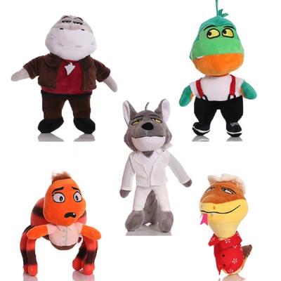 The Bad Guys Mr Wolf Plush Toys Kawaii Wolf Snake Piranha Plush Cute Anime Animal Dolls Around The Movie Stuffed Kid Gift