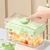 Ice Cube Tray with Shovel And Storage Bin 34/68-Cavity Ice Cube Mold One-Button Quick Release BPA-free Ice Cube Maker for Freezer And Home