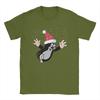 Vintage Merry Christmas Mole T-Shirts Men Cotton T Shirt Krtek Little Maulwurf Cute Cartoon Short Sleeve Tees Printed Tops
