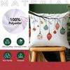 Christmas ball decoration Cushions Pillowcase Cushion Cover Throw Pillow Sofa Decoration Pillowcover Home Car Decor