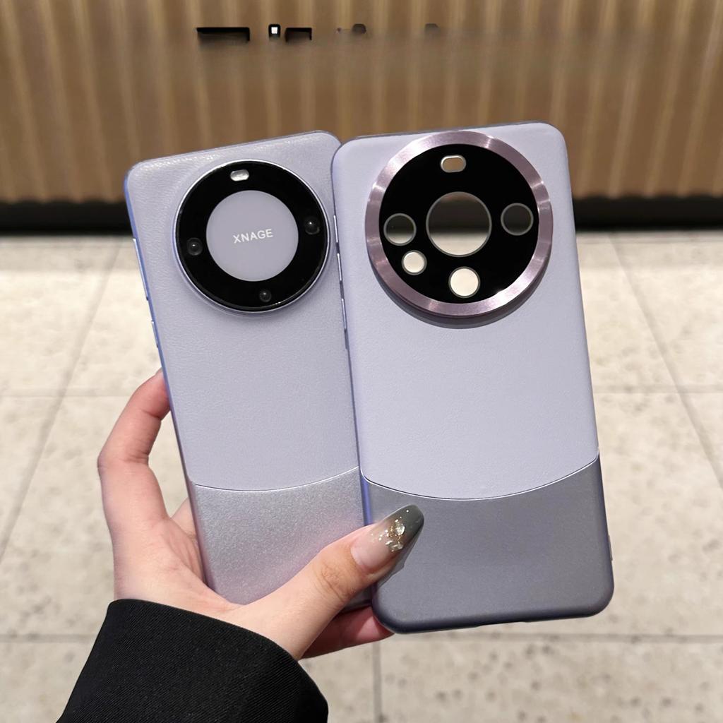 With Lens Film Leather Suitable for Huawei Mate60pro Mobile Phone Case New Mate50 Protective Case 70pro Business