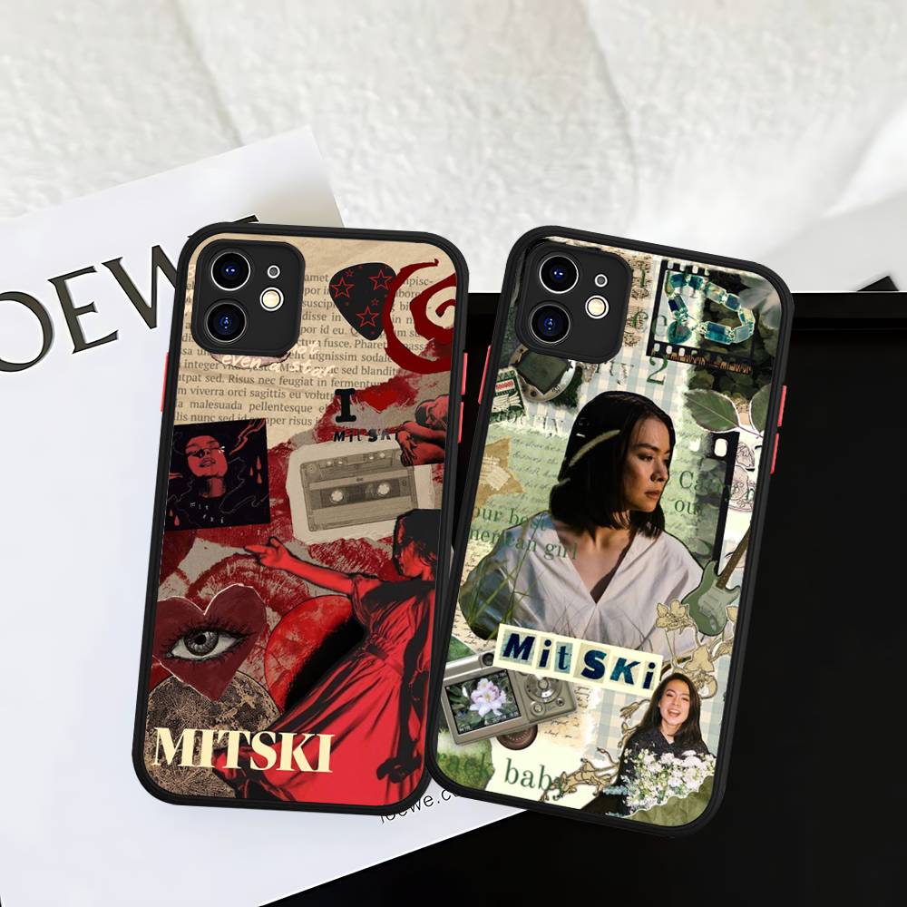 Popular Singer M-Mitski For IPhone Air 16 15 14 Plus 13 12 11 Pro Max Matte Cover Jelly Shockproof Phone Case