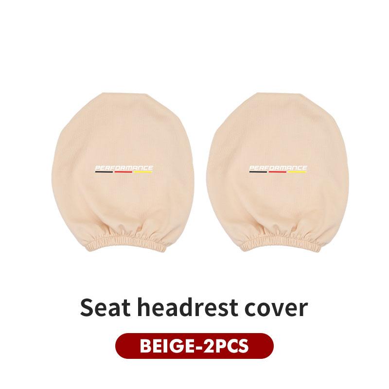Car Seat Headrest Cover Perforated Pillow Case For BMW 1 3 5 Series G30 G32 G38 2021 2020 2019 2018 E46 E91