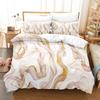 Luxury Marble Bedding Set 3D Printed Duvet Cover Set Romantic Soft Skin-Friendly Single Double King Size for Adult Birthday Gift