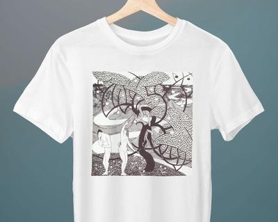 Sündenfall II, M.C. Escher, Unisex T-Shirt, Kunst-T-Shirt, Geschenk für Sie, Geschenk für Ihn, Geschenk für Kunstliebhaber