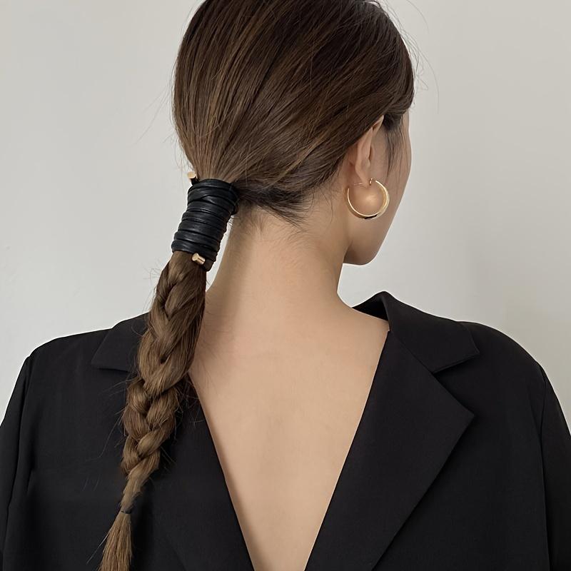 Versatile Hair Tie for Everyday Commuting Styles чёрный